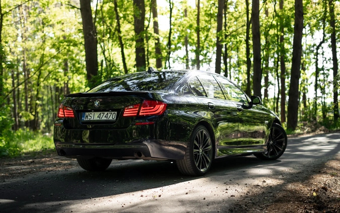 BMW Seria 5 cena 71900 przebieg: 203000, rok produkcji 2013 z Siedlce małe 301